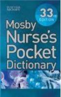 Mosby Nurse's Pocket Dictionary