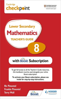 Cambridge Checkpoint Lower Secondary Mathematics Teacher's Guide 8 with Boost Subscription