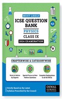 Oswal - Gurukul Physics Most Likely Question Bank for ICSE Class 9 for 2024 Exam - Chapterwise & Categorywise Questions, Latest Syllabus Pattern, Completely Solved MCQs