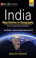 India Map Entries in Geography for Civil Services Main Examination