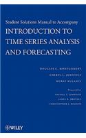Student Solutions Manual to Accompany Introduction to Time Series Analysis and Forecasting
