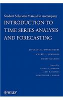 Introduction to Time Series Analysis and Forecasting, 1e Student Solutions Manual