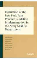 Evaluation of the Low Back Pain Practice Guideline Implementation in the Army Medical Department