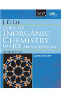 J.D. Lee Concise Inorganic Chemistry for Jee (Main & Advanced)
