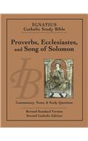 Ignatius Catholic Study Bible: Proverbs, Ecclesiastes, and Song of Solomon