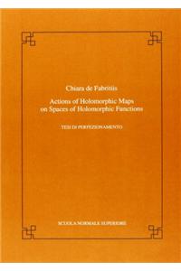 Actions of holomorphic maps on spaces of holomorphic functions