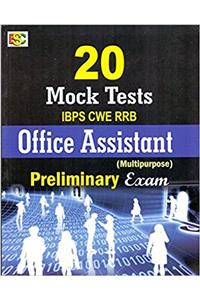 20 Mock Tests IBPS CWE RRB Office Assistant (Multipurpose) Preliminary Exam.