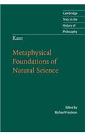 Kant: Metaphysical Foundations of Natural Science
