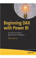 Beginning Dax with Power Bi