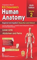 Bd Chaurasias Human Anatomy 9Ed Vol- 2 Regional And Applied Dissection & Clinical Lower Limb Abdomen And Pelvis (Pb 2023)