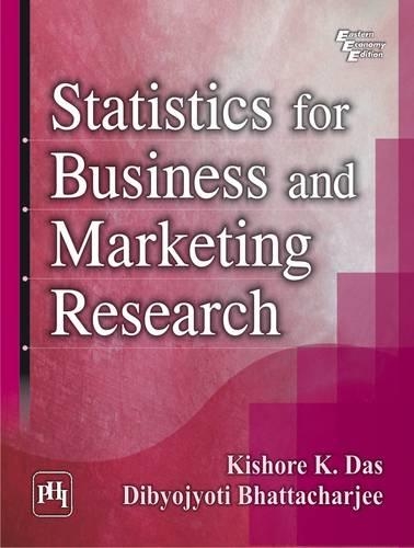 Statistics For Business And Marketing Research