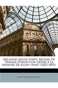 Melanges Julien Havet
