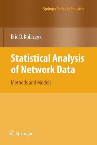 Statistical Analysis of Network Data
