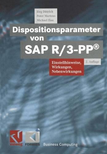 Dispositionsparameter Von SAP R/3-Pp(r)