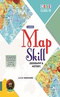 Evergreen CBSE Candid Map Skills (Geography and History): For 2021 Examinations(CLASS 10 )