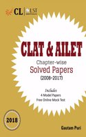 CLAT & AILET Chapter-Wise Solved Papers (2008-2017) - 2018