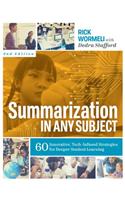 Summarization in Any Subject