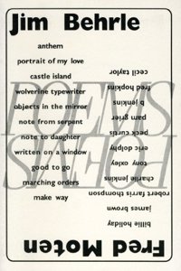 Poems (Behrle/Moten)