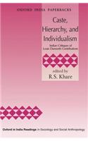 Caste, Hierarchy, and Individualism