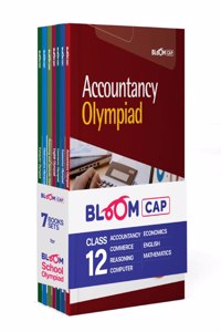 Arihant Bloom CAP Olympiad Accountancy, Economics, Commerce, English, Reasoning And Aptitude, Mathematics, Computer Class 12 (Set of 7 books)
