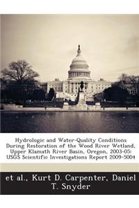 Hydrologic and Water-Quality Conditions During Restoration of the Wood River Wetland, Upper Klamath River Basin, Oregon, 2003-05