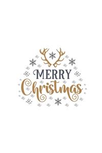 Merry Christmas, Christmas Notebook Kids, Lined Journal/Notes Christmas