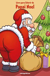 Livro para Colorir de Papai Noel 1
