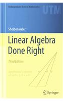 Linear Algebra Done Right