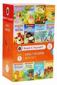 Read It Yourself with Ladybird: Early Readers Level 1: 12 Books Collection Box Set (Cinderella, The Three Billy Goats Gruff, Little Red Hen, The Enormous Turnip, The Fox and the Crow and More)