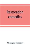 Restoration comedies