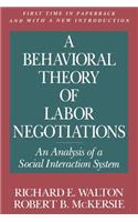Behavioral Theory of Labor Negotiations