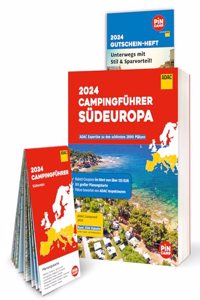 ADAC Campingfuhrer Sudeuropa 2024: Mit ADAC Campcard, Planungskarten und Rabatt-Coupons
