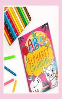 Jumbo Colouring Book - ABC Alphabet Colouring Activities for Kids - 2-5 Years