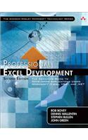 Professional Excel Development: The Definitive Guide to Developing Applications Using Microsoft Excel, Vba, and .Net