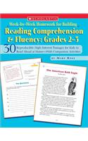 Week-By-Week Homework for Building Reading Comprehension & Fluency: Grades 2-3