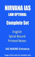 Complete Nirvana Ias Law Optional Study Notes For Mains Entrance