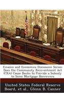 Finance and Economics Discussion Series