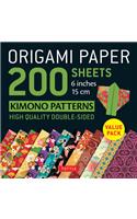 Origami Paper 200 sheets Kimono Patterns 6 (15 cm)