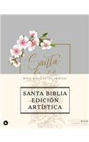 Nbla, Santa Biblia, Edición Artística, Tapa Dura/Tela, Arte Con Bordes Dorados, Palabras de Jesús En Rojo, Comfort Print