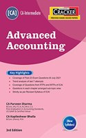 Taxmanns CRACKER for Advanced Accounting - Coverage of 23 Past Exam Questions (incl. RTPs & MTPs of ICAI) arranged Sub-topic Wise, with Trend Analysis for past seven attempts for CA Intermediate