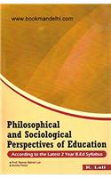 Philosophical And Sociological Perspectives Of Education