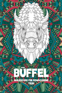 Malbücher für Erwachsene - Tiere - Büffel