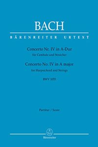 Concerto for Harpsichord No.4 in A major BWV 1055 (Full Score)