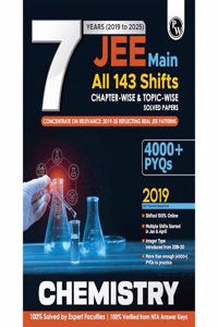 Physics Wallah PW JEE Main 7 Years (2019 - 2025) Chemistry All 144 Shifts Online Previous Years Solved Papers Chapterwise and Topicwise PYQs For JEE Main 2026 Exams