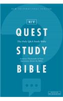 NIV, Quest Study Bible, Hardcover, Blue, Comfort Print