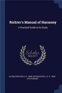 Richter's Manual of Harmony