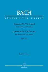 Concerto for Harpsichord No.5 in F minor BWV 1056 (Full Score)