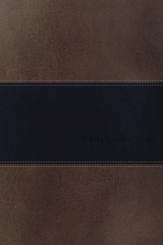 NIV, Chronological Study Bible, Leathersoft, Brown/Navy