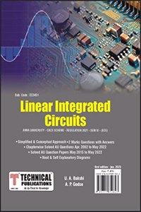 Linear Integrated Circuits for BE Anna University R21CBCS (IV - ECE - EC3451)