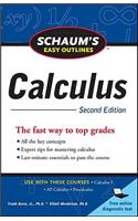 Schaum's Easy Outline of Calculus, Second Edition